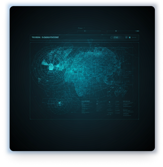 Digital visualization of a global scientific data network
