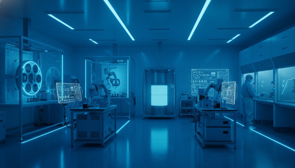 High-tech laboratory