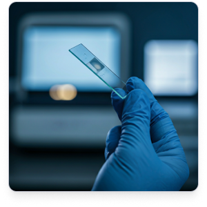 Laboratory microscope slide